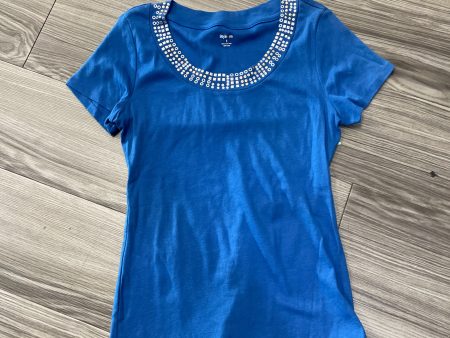 Top Short Sleeve By Style And Company In Blue, Size: S Supply