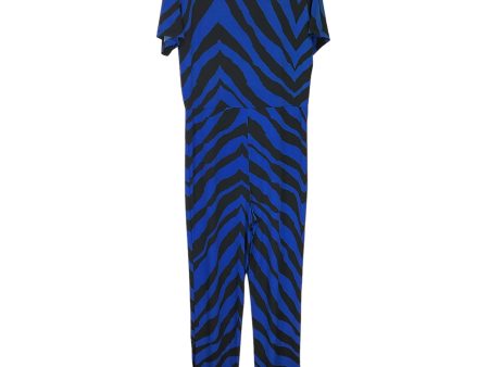 Jumpsuit By Clothes Mentor In Black & Blue, Size: 3x For Sale