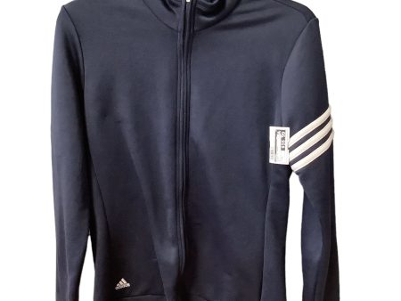 Athletic Jacket By Adidas In Blue, Size: M Supply