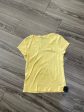 Top Short Sleeve By Tommy Hilfiger In Yellow, Size: M For Discount