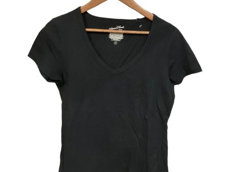 Top Short Sleeve Basic By Universal Thread In Black, Size: M Hot on Sale