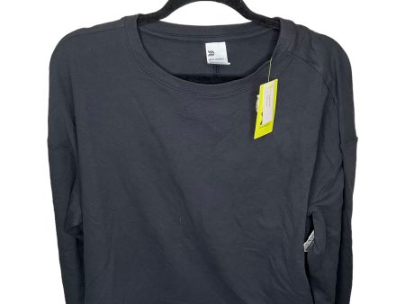 Athletic Sweatshirt Crewneck By All In Motion In Black, Size: 1x Online Sale