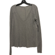 Grey Top Long Sleeve Basic By Free People, Size: L Online