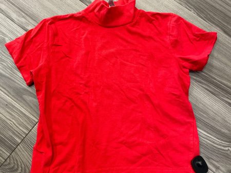 Top Short Sleeve By Clothes Mentor In Red, Size: L For Cheap