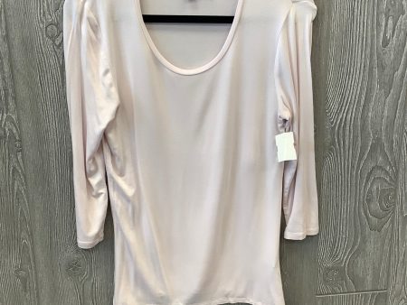 Top 3 4 Sleeve By Philosophy In Pink, Size: M on Sale