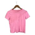 Top Short Sleeve Basic By Loft In Pink, Size: S For Discount