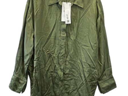 Top Long Sleeve By Zara In Green, Size: S Online Sale