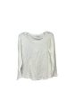 Top Long Sleeve Basic By Loft In White, Size: L Online Hot Sale