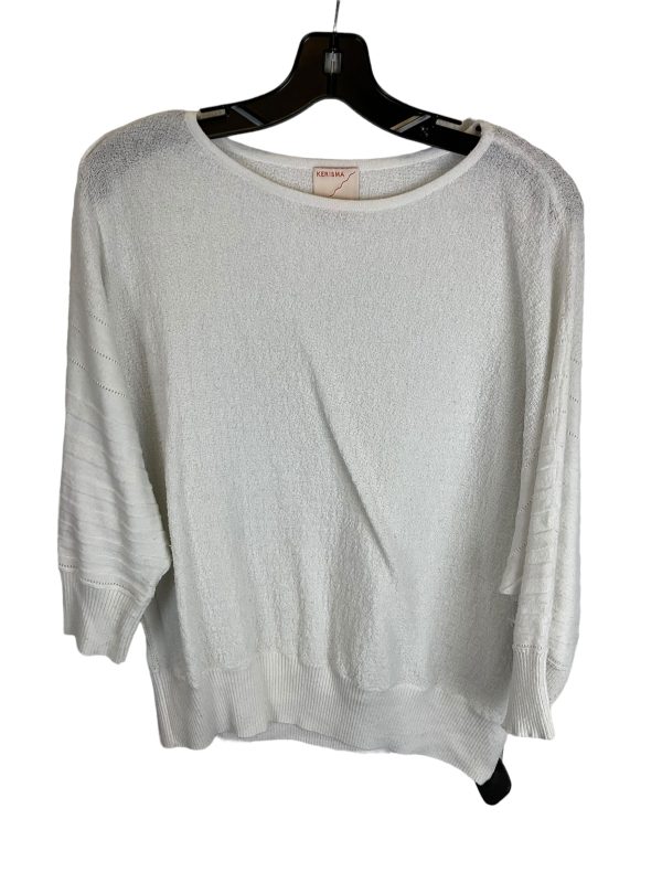 Top Long Sleeve Basic By Kerisma In White, Size: M For Discount