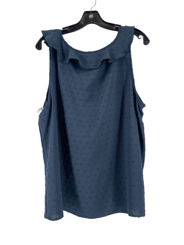 Top Sleeveless By Lc Lauren Conrad In Navy, Size: Xl Online