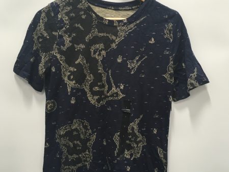 Top Short Sleeve Basic By Banana Republic In Navy, Size: S Hot on Sale