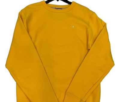 Sweatshirt Crewneck By Champion In Yellow, Size: S Cheap