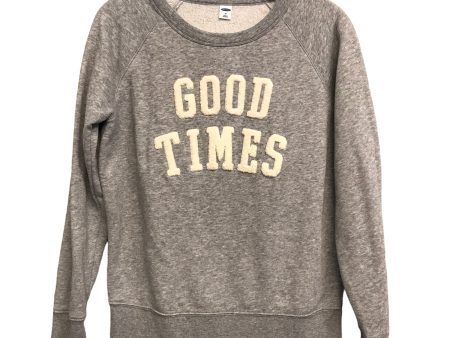 GREY TOP LS by OLD NAVY Size:XS Supply