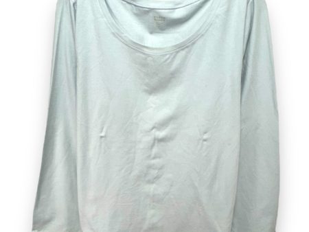 Top Short Sleeve Basic By Eileen Fisher In Blue, Size: Xl Sale