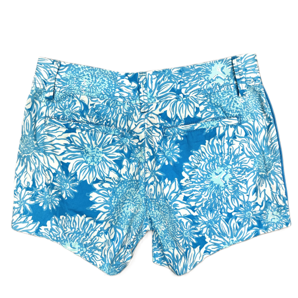 Shorts Designer By Lilly Pulitzer In Blue & White, Size: 0 Fashion