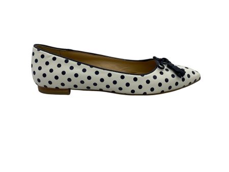 BLUE & WHITE SHOES FLATS by TALBOTS Size:8.5 For Discount