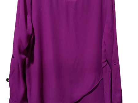 Blouse Long Sleeve By Limited In Purple, Size: Xl Discount