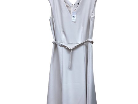 Midi Dress By Ann Taylor In Cream, Size: S Online now