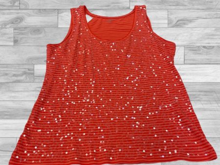 Top Sleeveless By Loft In Orange, Size: M Online Hot Sale