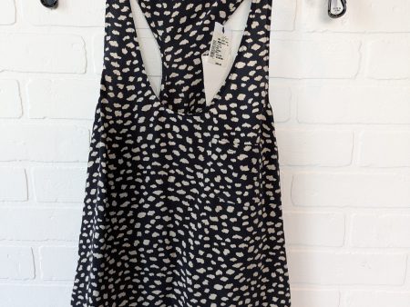 Top Sleeveless By Joie In Black & Cream, Size: Xs Online now