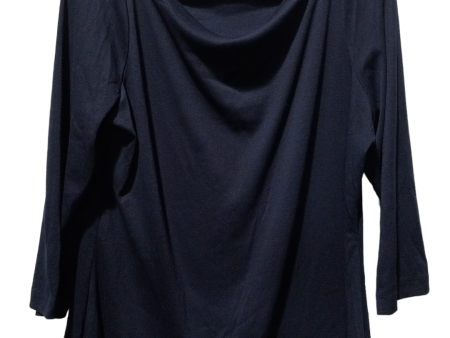 Top 3 4 Sleeve Basic By Limited In Navy, Size: Xl Discount