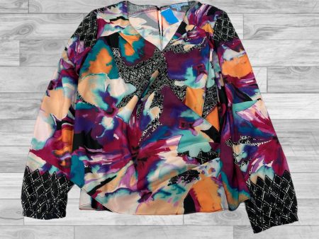 Top Long Sleeve By Antonio Melani In Multi-colored, Size: S Online