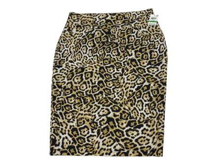 ANIMAL PRINT SKIRT MIDI by THALIA SODI Size:L Online