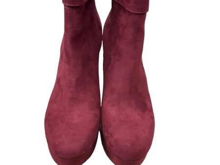 Boots Ankle Heels By Circus By Sam Edelman In Red, Size: 9 Sale