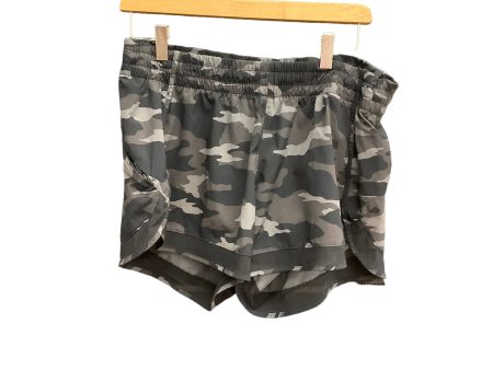 Athletic Shorts By Athleta In Camouflage Print, Size: M Cheap