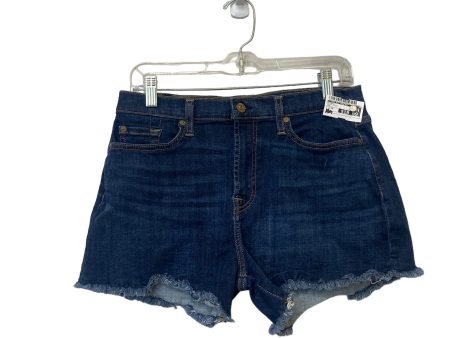 Shorts By 7 For All Mankind In Blue Denim, Size: 30 Online now