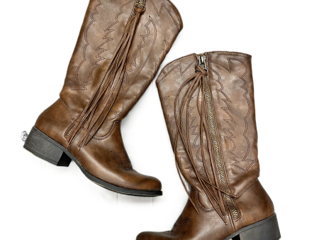 Boots Western By Madden Girl In Brown, Size: 7.5 Cheap