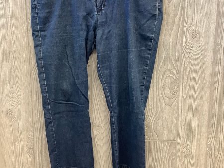 Capris By Michael By Michael Kors In Blue Denim, Size: 12 Online