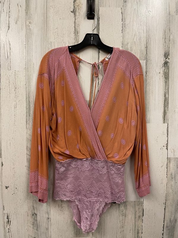 Bodysuit By Free People In Orange, Size: M Online