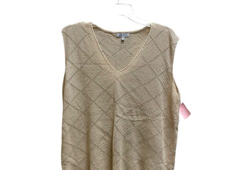 Top Sleeveless By White Birch In Tan, Size: 1x Supply