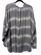 Blouse Long Sleeve By Cato In Purple & White, Size: 2x Online