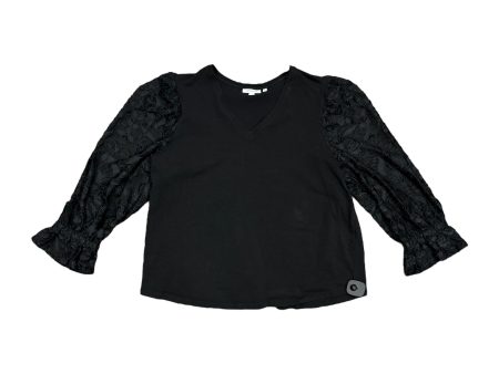 Blouse Long Sleeve By Chicos In Black, Size: Xxl Online