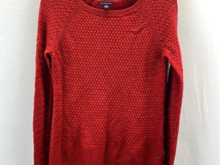 Sweater By American Eagle In Red, Size: M Supply