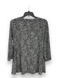 Top 3 4 Sleeve By Anne Klein In Animal Print, Size: L Discount