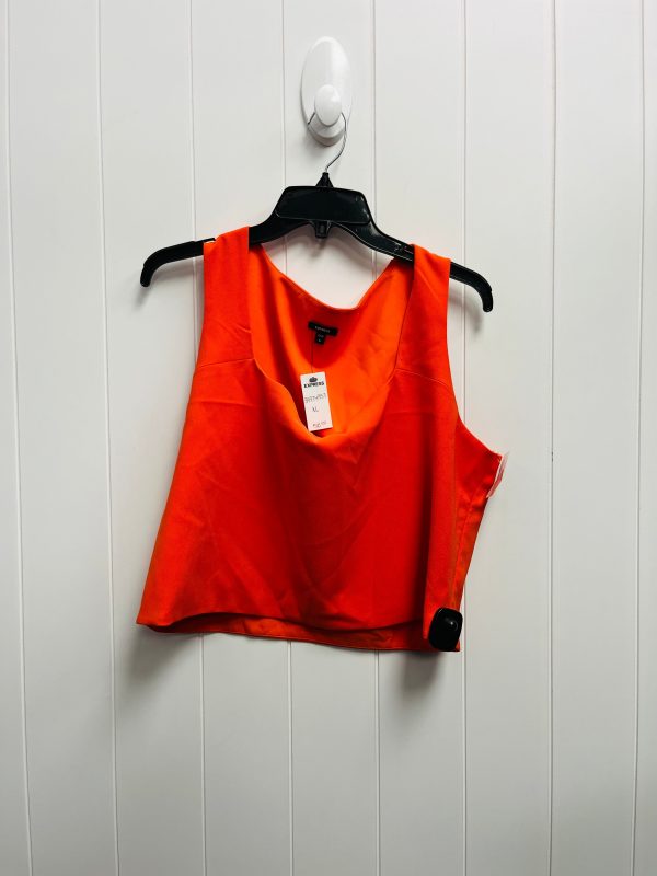 Top Sleeveless By Express In Orange, Size: Xl Hot on Sale