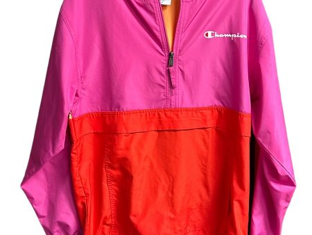 Athletic Jacket By Champion In Multi-colored, Size: Xs Supply