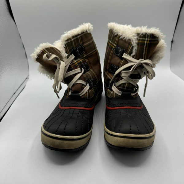 Boots Snow By Sorel In Plaid Pattern, Size: 7 Fashion