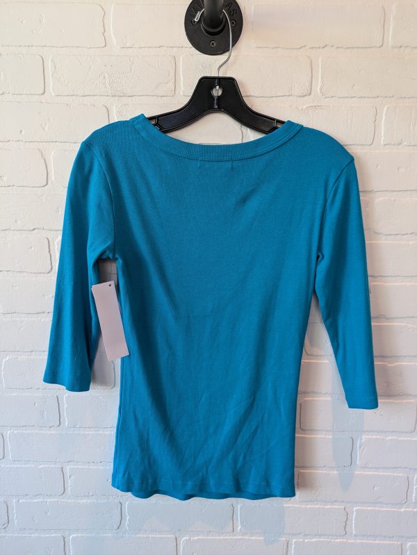 Top 3 4 Sleeve Basic By Michael Stars In Blue, Size: S For Sale