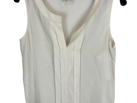 Top Sleeveless Designer By Kate Spade In Cream, Size: S For Cheap