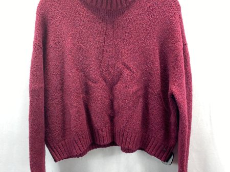 Sweater By American Eagle In Wine, Size: L Supply