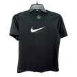 Athletic Top Short Sleeve By Nike Apparel In Black, Size: M Fashion