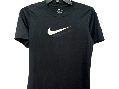 Athletic Top Short Sleeve By Nike Apparel In Black, Size: M Fashion