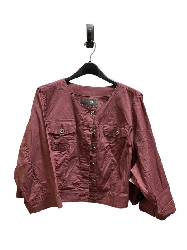 Jacket Other By Torrid In Pink, Size: 3x For Sale