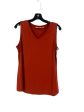 Top Sleeveless By Susan Graver In Orange, Size: M Sale