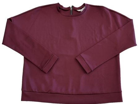 Top Long Sleeve By Bcbgeneration In Red, Size: M For Discount