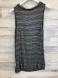 Top Sleeveless By Mossimo In Black & Grey, Size: Xl Fashion